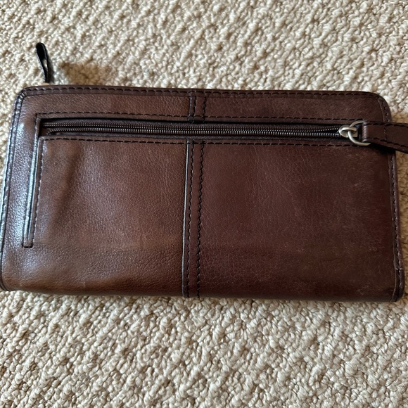 Brown leather Fossil wallet - Picture 4 of 5